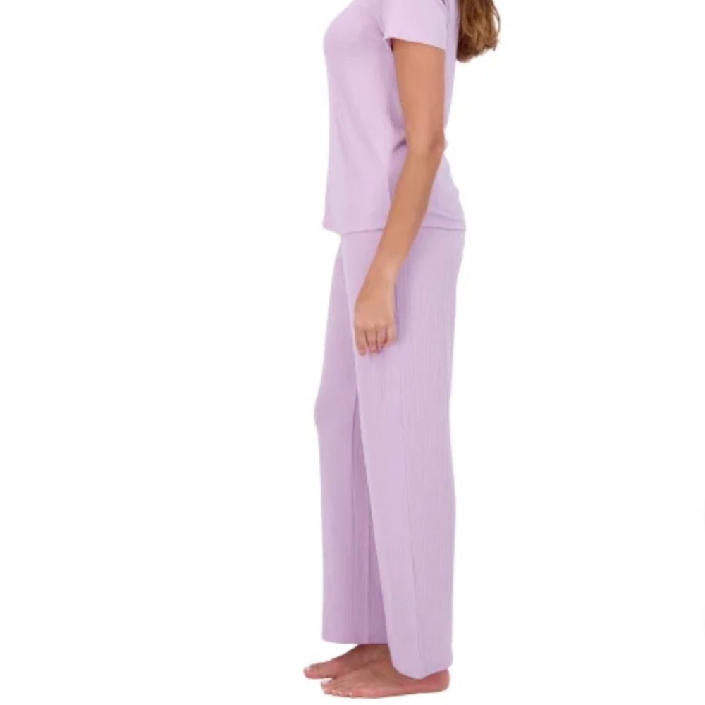 Live 2 Lounge Light Purple Pajama 4 Piece Set for Women Size Small - Picture 4 of 11